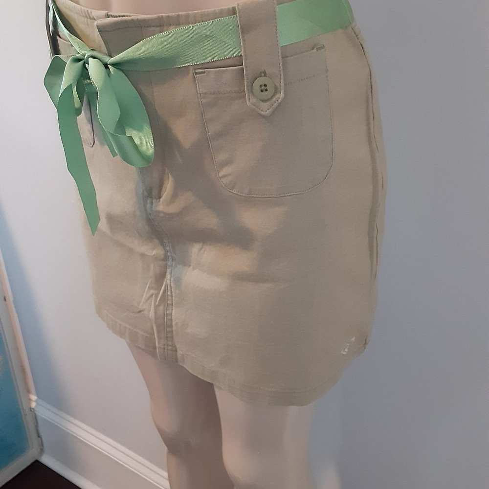 Roxy utility beige khaki skirt - Picture 8 of 11